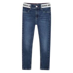 Hugo Boys Denim Logo Skinny Jeans / Blue